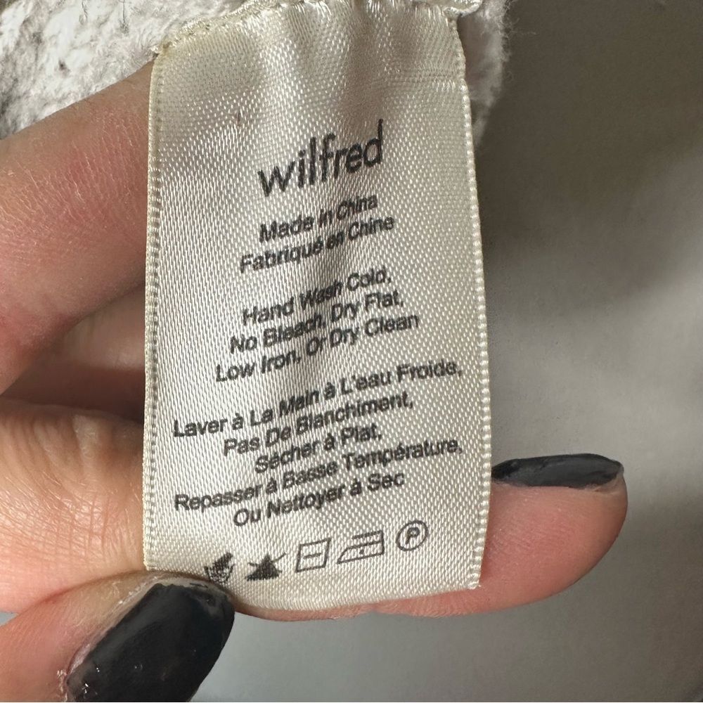 Aritzia Wilfred 100% Wool Chunky Sweater - Picture 8 of 9